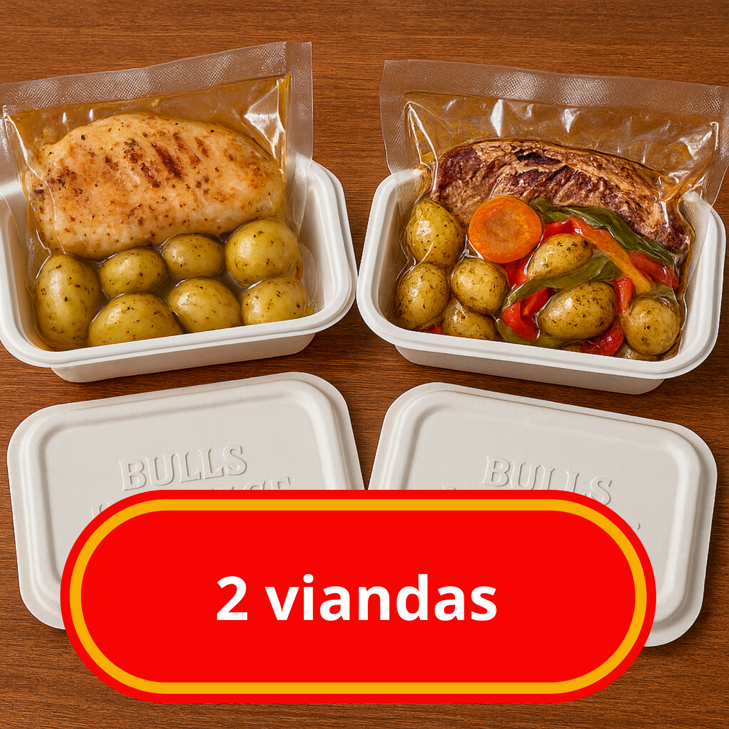 ⚡ Pack TE SALVO (2 viandas surtidas)