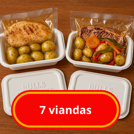 🍽️ Pack SEMANAL (7 viandas surtidas) - ENVIO GRATIS ZONA OESTE(*)