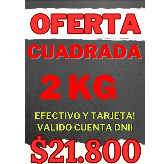 OFERTA - 2 kg de cuadrada para milanesa