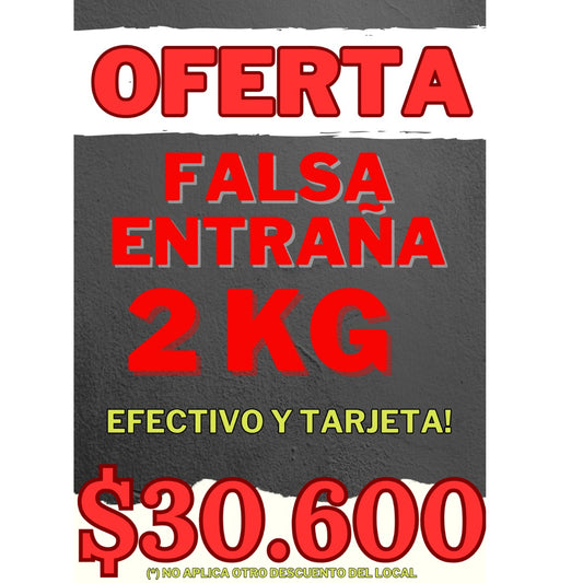 OFERTA - 2 kg de falsa entraña